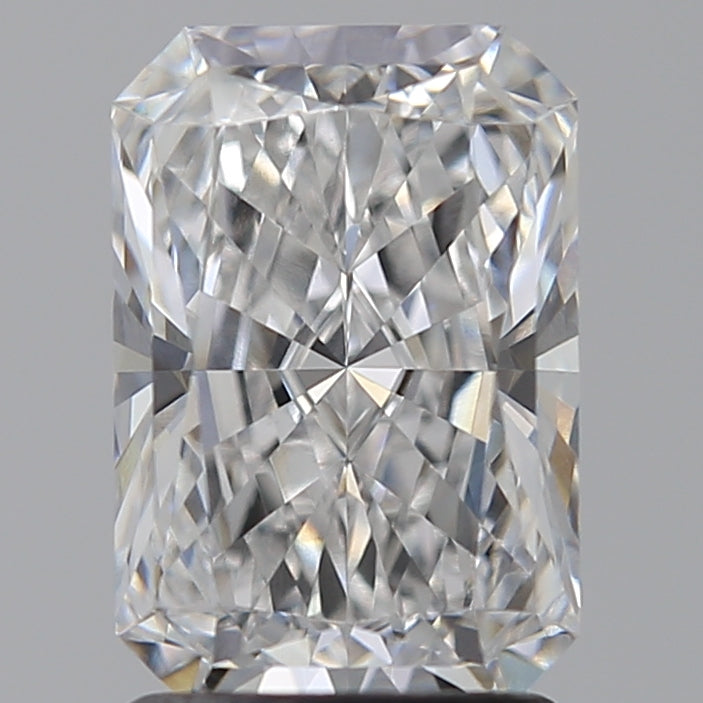 2.03 Carat Radiant Lab Diamond with  Cut Diamond in 14KT  view 1
