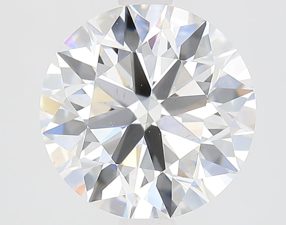 2.37 Carat Round Lab Diamond with  Cut Diamond in 14KT  view 1
