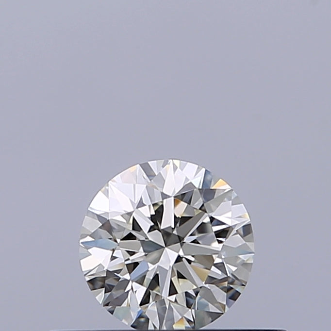 0.3 Carat Round Natural Diamond with  Cut Diamond in 14KT  view 1
