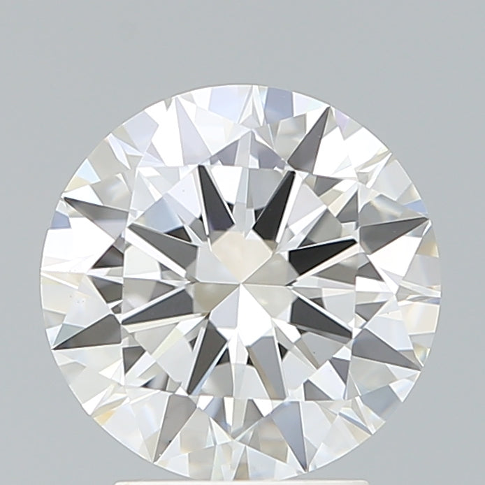 3.0 Carat Round Lab Diamond with  Cut Diamond in 14KT  view 1
