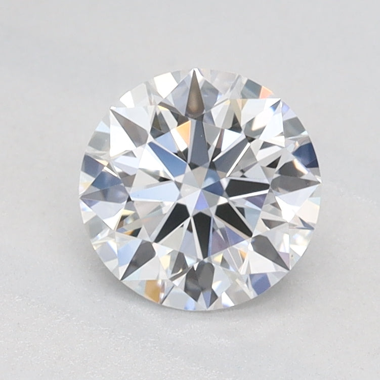 0.7 Carat Round Lab Diamond with  Cut Diamond in 14KT  view 1
