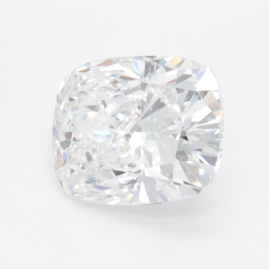 2.0 Carat Cushion Lab Diamond with  Cut Diamond in 14KT  view 1
