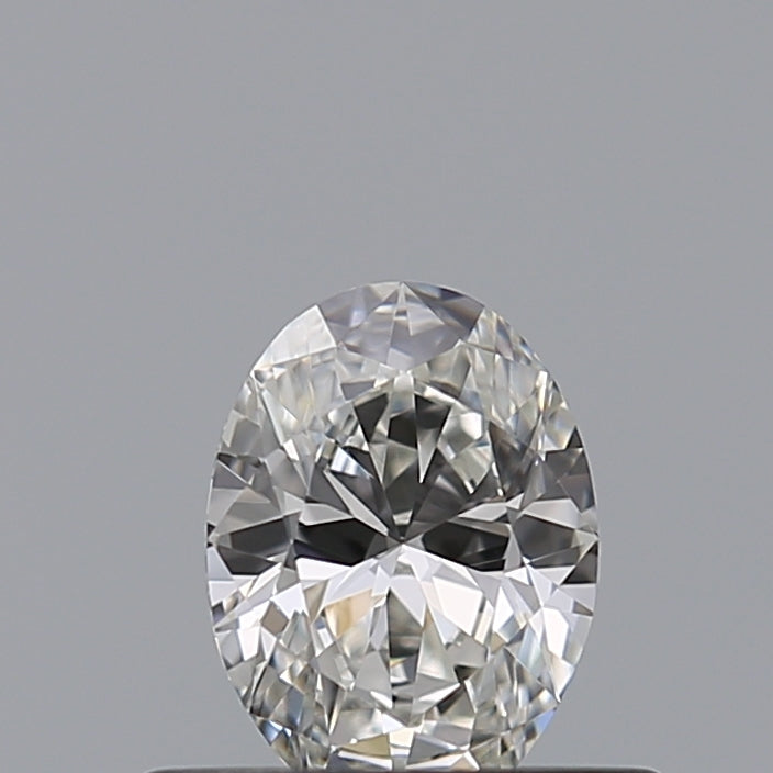 0.34 Carat Oval Natural Diamond with  Cut Diamond in 14KT  view 1
