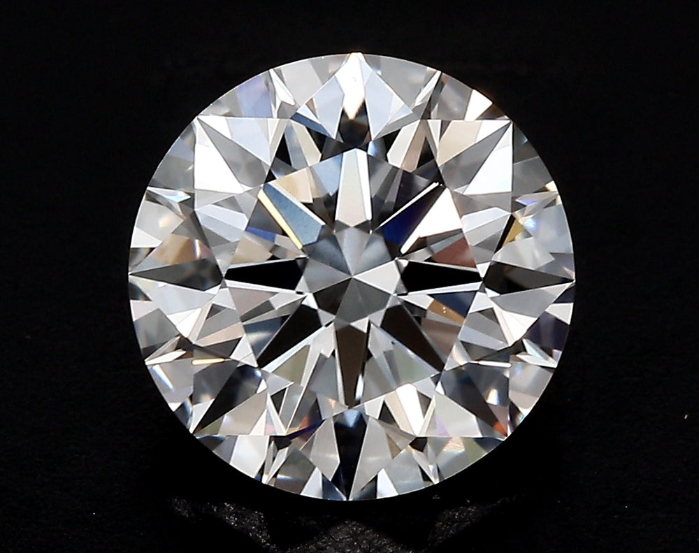 1.7 Carat Round Lab Diamond with  Cut Diamond in 14KT  view 1

