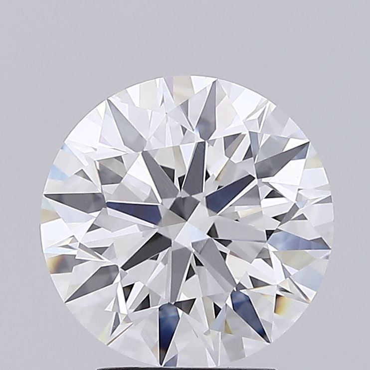 0.54 Carat Round Lab Diamond with  Cut Diamond in 14KT  view 1

