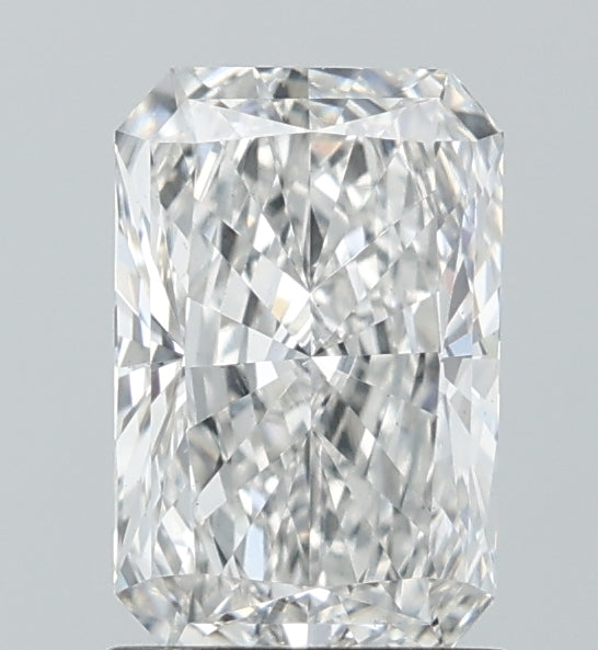 1.56 Carat Radiant Lab Diamond with  Cut Diamond in 14KT  view 1
