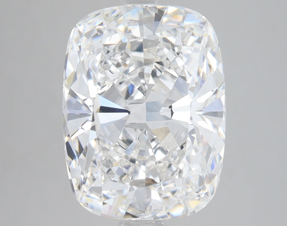 4.1 Carat Cushion Lab Diamond with  Cut Diamond in 14KT  view 1
