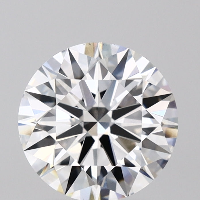 2.01 Carat Round Lab Diamond with  Cut Diamond in 14KT  view 1
