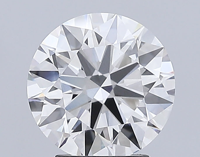 3.01 Carat Round Lab Diamond with  Cut Diamond in 14KT  view 1
