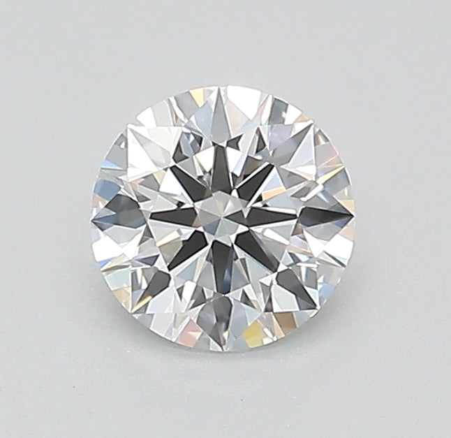 0.56 Carat Round Lab Diamond with  Cut Diamond in 14KT  view 1
