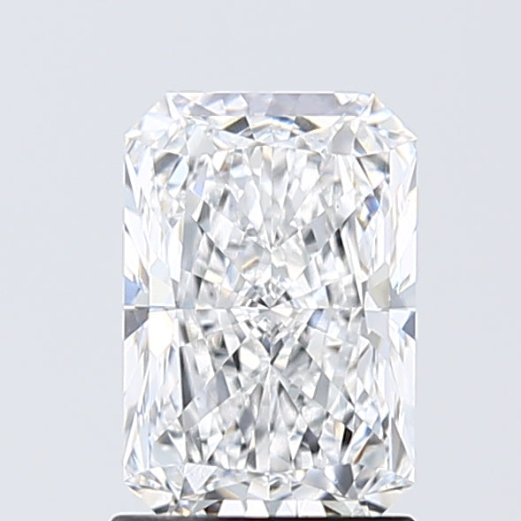 1.6 Carat Radiant Lab Diamond with  Cut Diamond in 14KT  view 1
