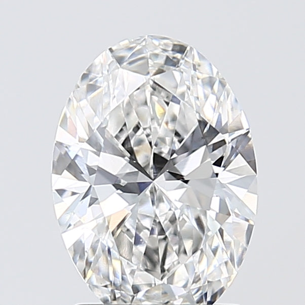 1.76 Carat Oval Lab Diamond with  Cut Diamond in 14KT  view 1
