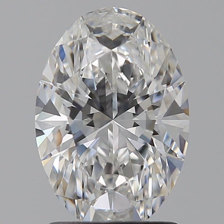 1.56 Carat Oval Lab Diamond with  Cut Diamond in 14KT  view 1
