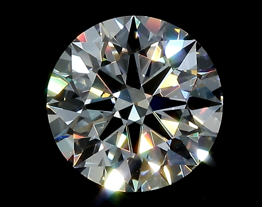 3.1 Carat Round Lab Diamond with  Cut Diamond in 14KT  view 1
