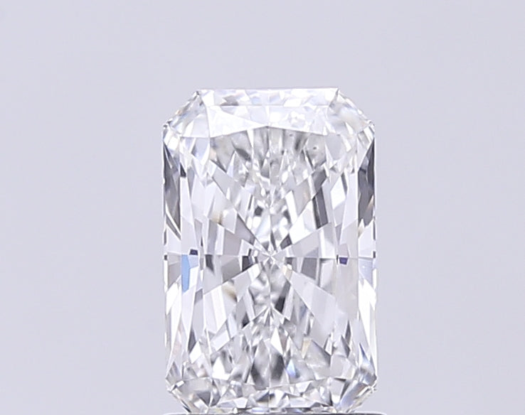 1.52 Carat Radiant Lab Diamond with  Cut Diamond in 14KT  view 1
