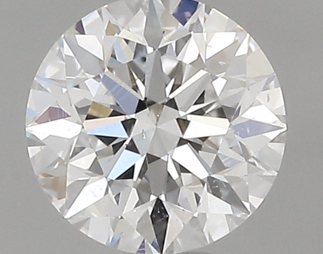 0.3 Carat Round Natural Diamond with  Cut Diamond in 14KT  view 1
