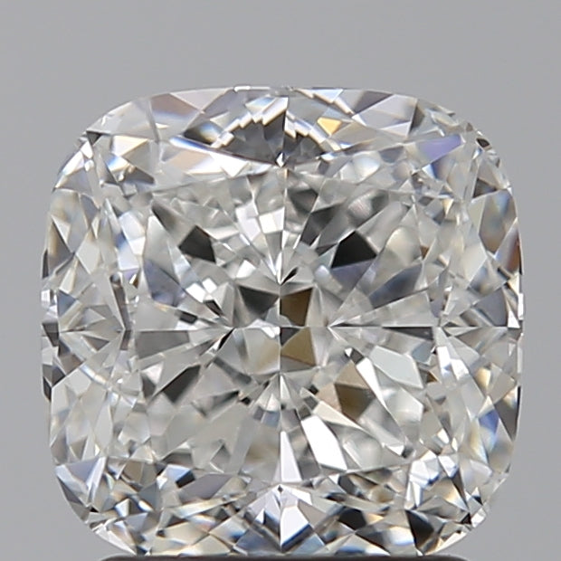 2.03 Carat Cushion Lab Diamond with  Cut Diamond in 14KT  view 1
