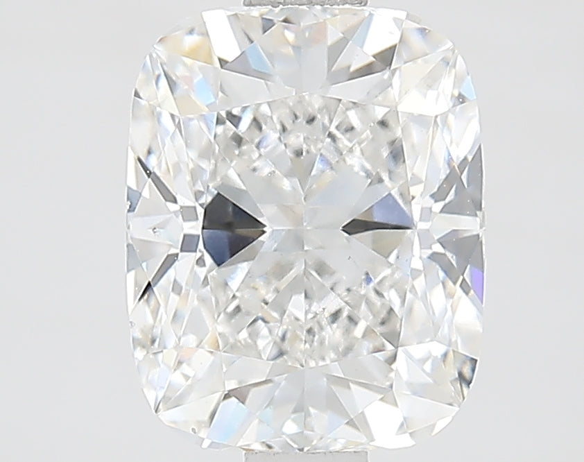 1.83 Carat Cushion Lab Diamond with  Cut Diamond in 14KT  view 1
