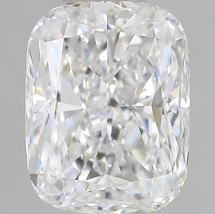 1.36 Carat Cushion Lab Diamond with  Cut Diamond in 14KT  view 1
