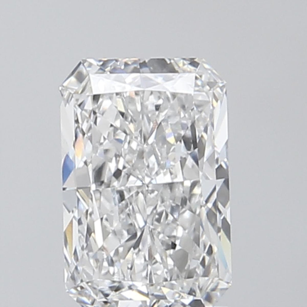 1.47 Carat Radiant Lab Diamond with  Cut Diamond in 14KT  view 1
