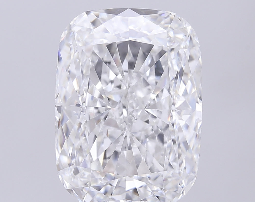 11.1 Carat Cushion Lab Diamond with  Cut Diamond in 14KT  view 1
