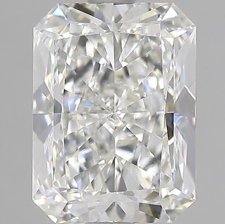 3.0 Carat Radiant Lab Diamond with  Cut Diamond in 14KT  view 1
