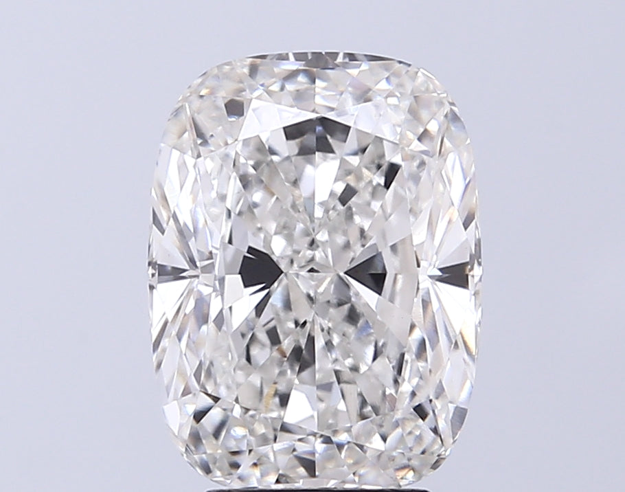 5.0 Carat Cushion Lab Diamond with  Cut Diamond in 14KT  view 1
