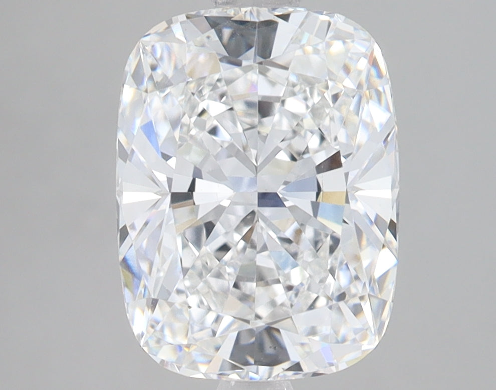 3.1 Carat Cushion Lab Diamond with  Cut Diamond in 14KT  view 1
