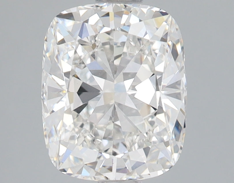 2.1 Carat Cushion Lab Diamond with  Cut Diamond in 14KT  view 1
