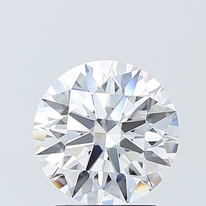2.12 Carat Round Lab Diamond with  Cut Diamond in 14KT  view 1
