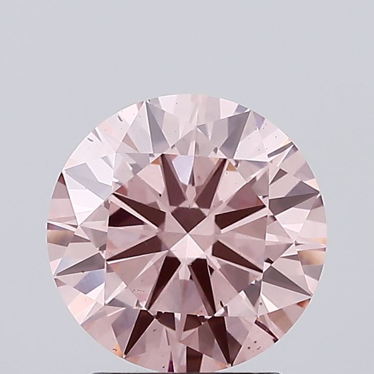 1.87 Carat Round Lab Diamond with  Cut Diamond in 14KT  view 1
