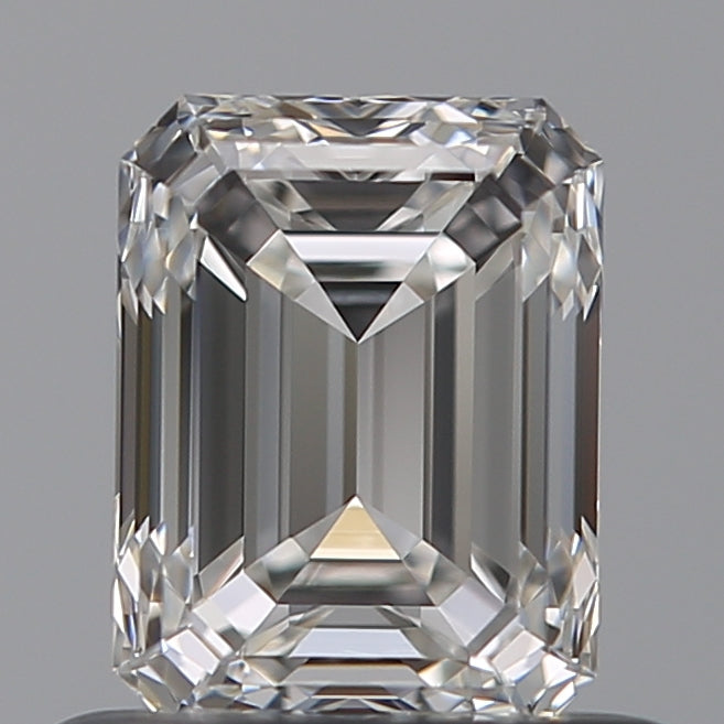 0.71 Carat Emerald Natural Diamond with  Cut Diamond in 14KT  view 1
