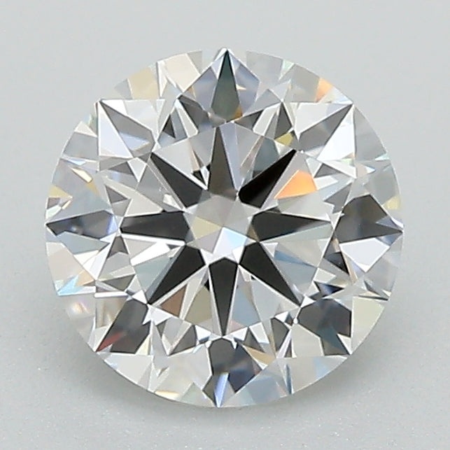 1.41 Carat Round Lab Diamond with  Cut Diamond in 14KT  view 1
