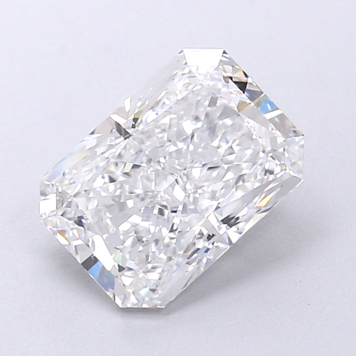 2.01 Carat Radiant Lab Diamond with  Cut Diamond in 14KT  view 1
