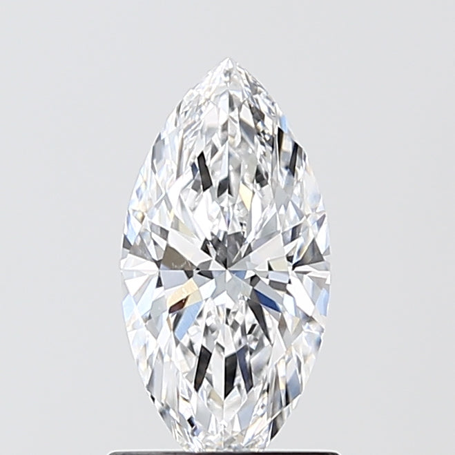 1.09 Carat Marquise Lab Diamond with  Cut Diamond in 14KT  view 1
