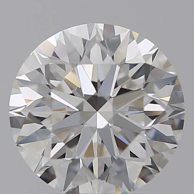 1.5 Carat Round Lab Diamond with  Cut Diamond in 14KT  view 1

