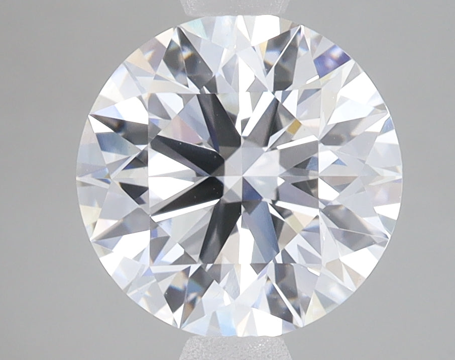 2.69 Carat Round Lab Diamond with  Cut Diamond in 14KT  view 1
