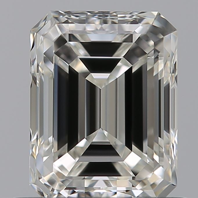 1.0 Carat Emerald Natural Diamond with  Cut Diamond in 14KT  view 1
