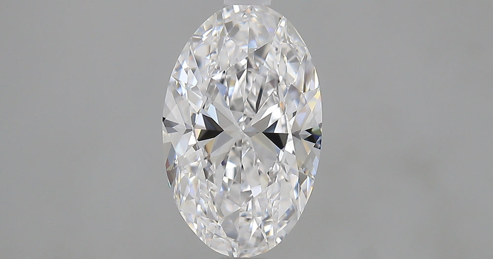 2.0 Carat Oval Natural Diamond with  Cut Diamond in 14KT  view 1
