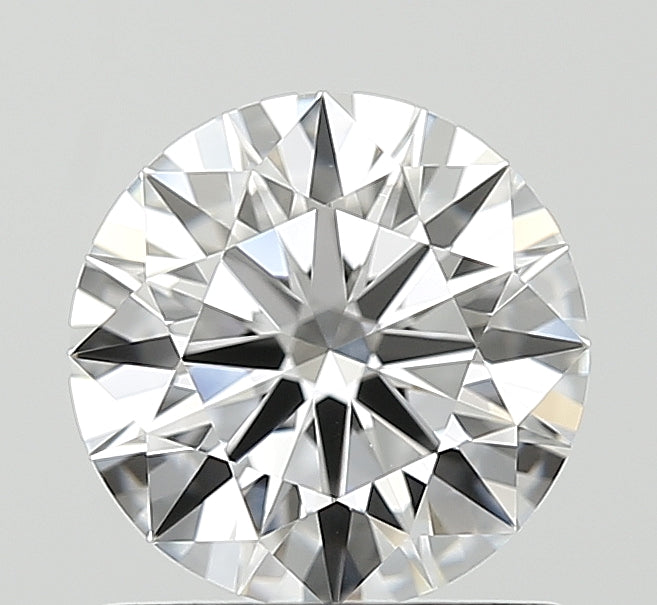 1.05 Carat Round Lab Diamond with  Cut Diamond in 14KT  view 1
