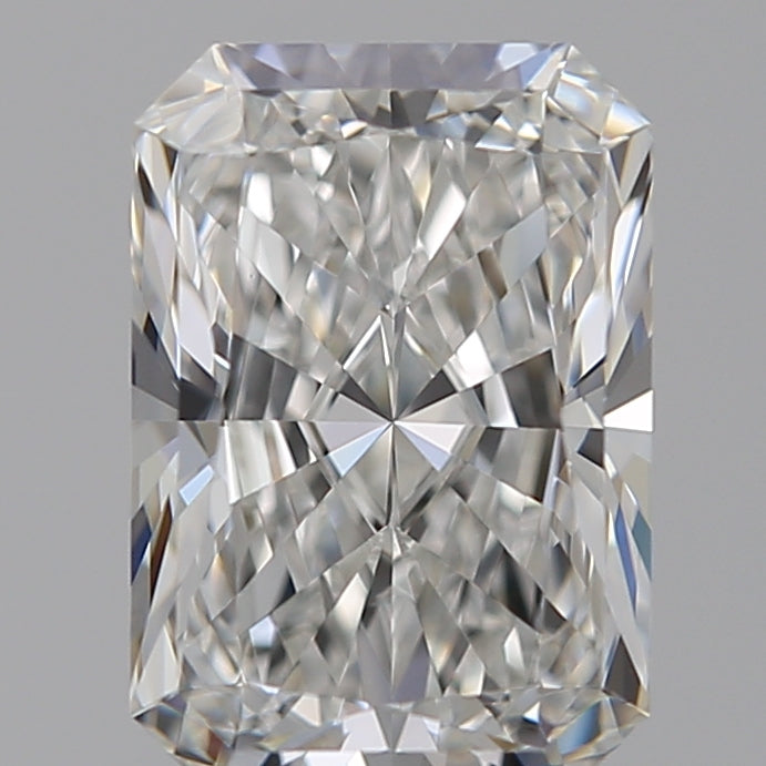 1.59 Carat Radiant Lab Diamond with  Cut Diamond in 14KT  view 1
