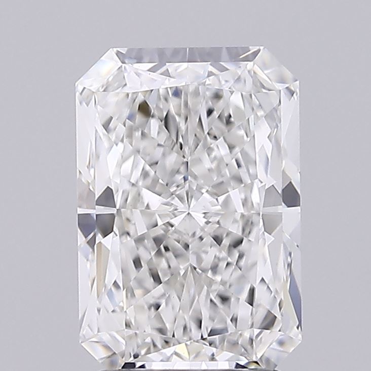 1.93 Carat Radiant Lab Diamond with  Cut Diamond in 14KT  view 1
