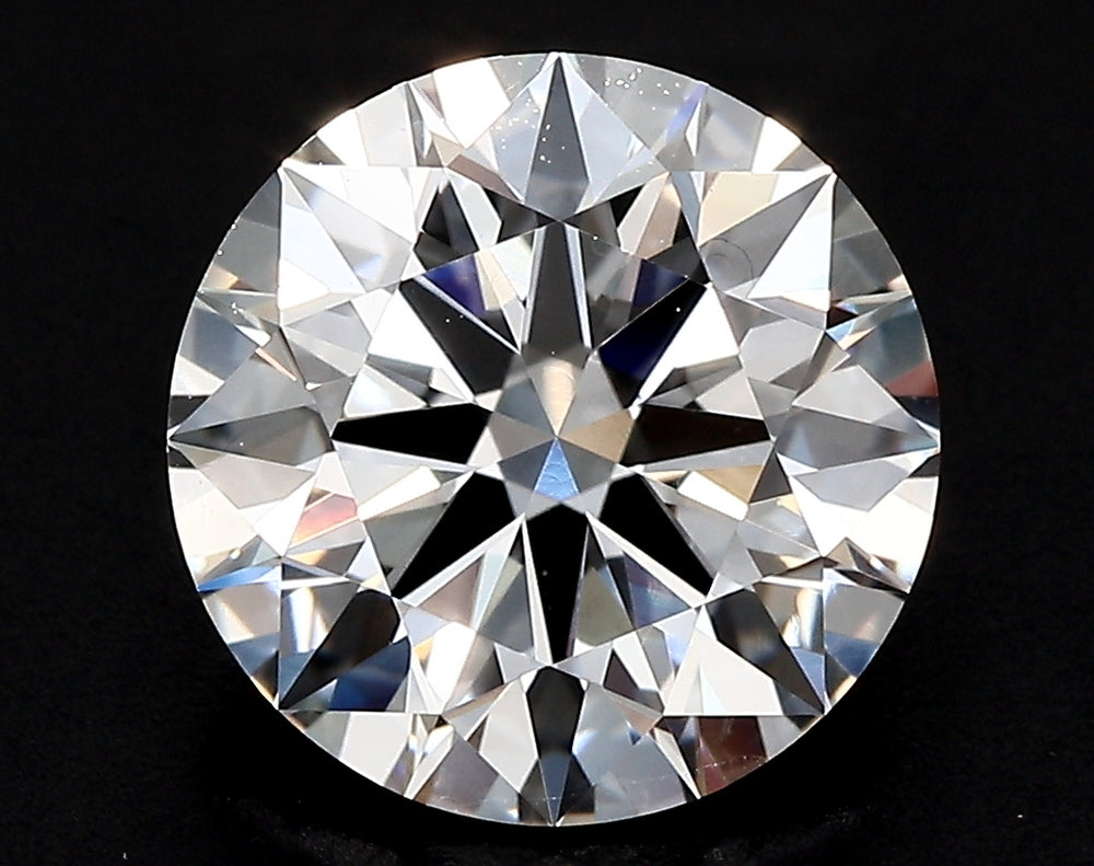 1.53 Carat Round Lab Diamond with  Cut Diamond in 14KT  view 1
