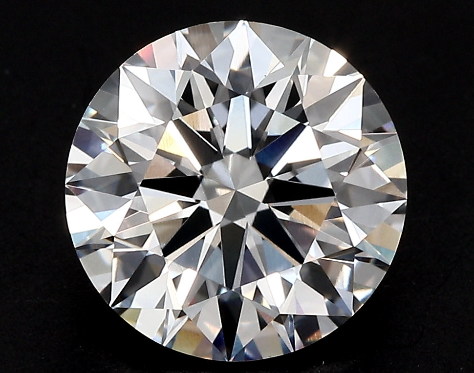 1.61 Carat Round Lab Diamond with  Cut Diamond in 14KT  view 1
