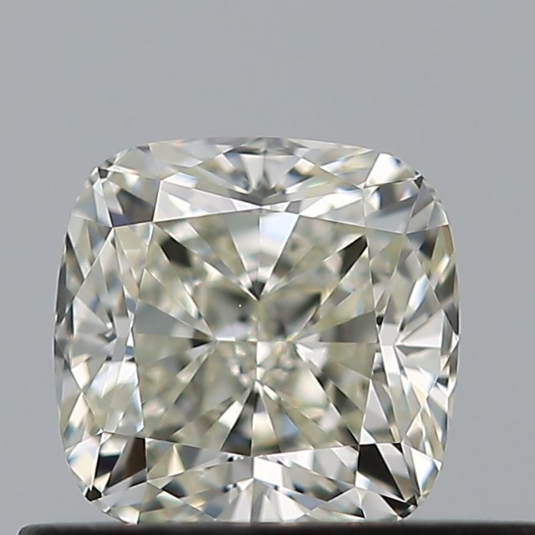 0.5 Carat Cushion Natural Diamond with  Cut Diamond in 14KT  view 1
