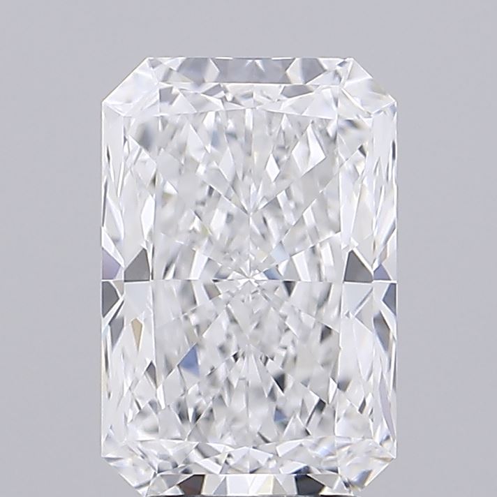 2.05 Carat Radiant Lab Diamond with  Cut Diamond in 14KT  view 1
