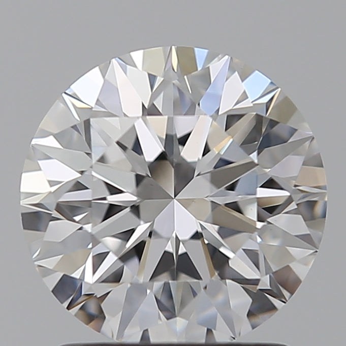 1.5 Carat Round Lab Diamond with  Cut Diamond in 14KT  view 1

