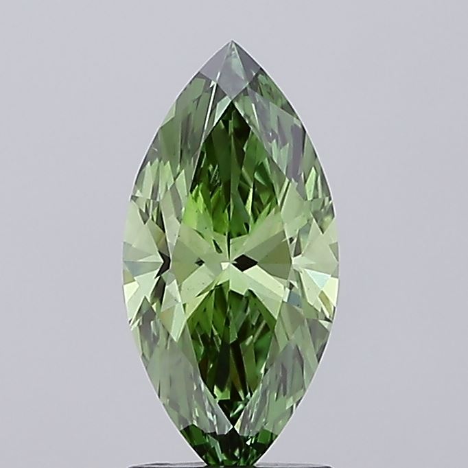 1.68 Carat Marquise Lab Diamond with  Cut Diamond in 14KT  view 1
