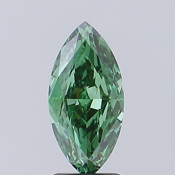 1.51 Carat Marquise Lab Diamond with  Cut Diamond in 14KT  view 1
