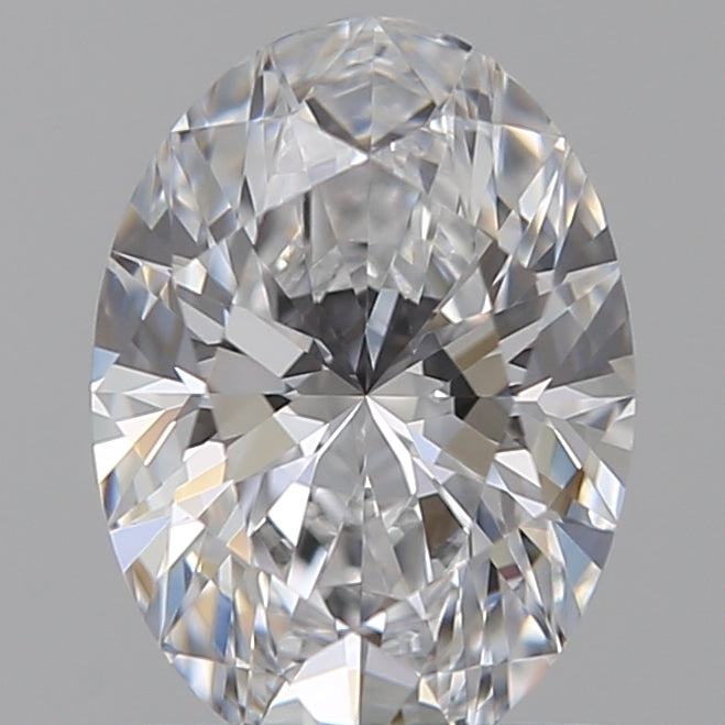 0.96 Carat Oval Lab Diamond with  Cut Diamond in 14KT  view 1

